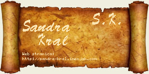 Sandra Kral vizit kartica